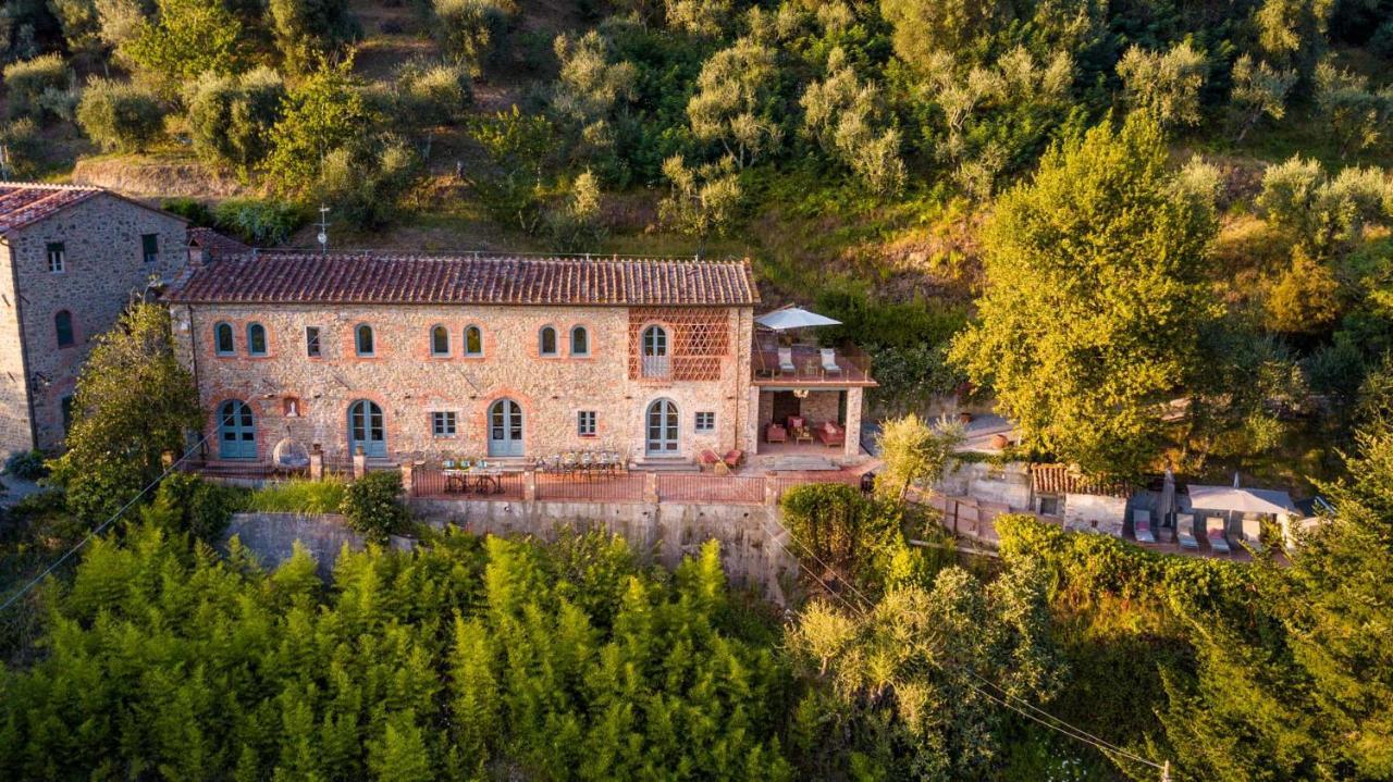 Villa Alice, Panoramic Stone Farmhouse To Sleep 10 Lucca Exteriör bild