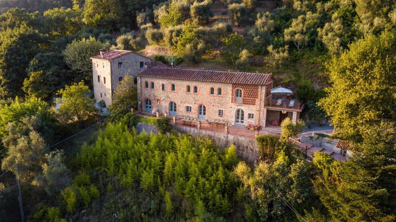 Villa Alice, Panoramic Stone Farmhouse To Sleep 10 Lucca Exteriör bild